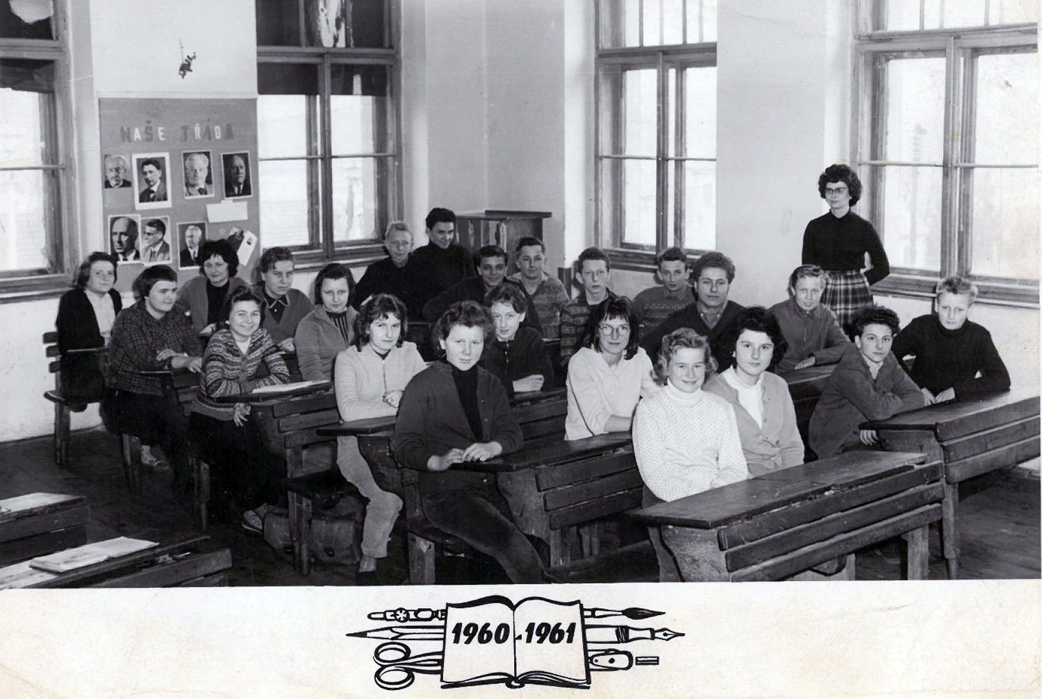 Třída ve školním roce 1960 - 1961
